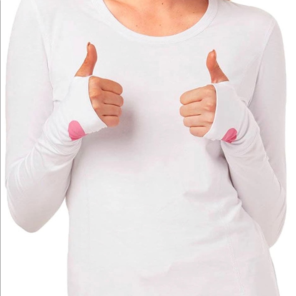 Heart soul long sleeves under scrub T-shirt